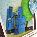 Paint the town – 50th Birthday Card