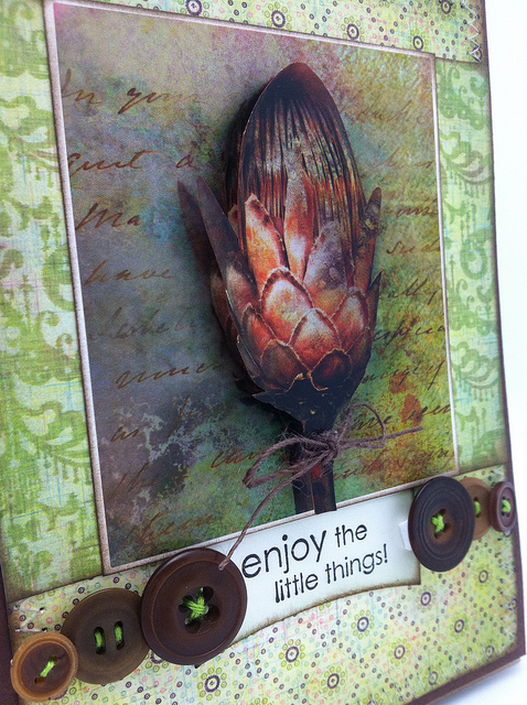 Enjoy the little things- a STICKER card
