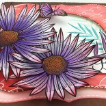 altering your stamped flowers