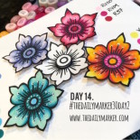 DAY 14. Playing w/ Copic Markers