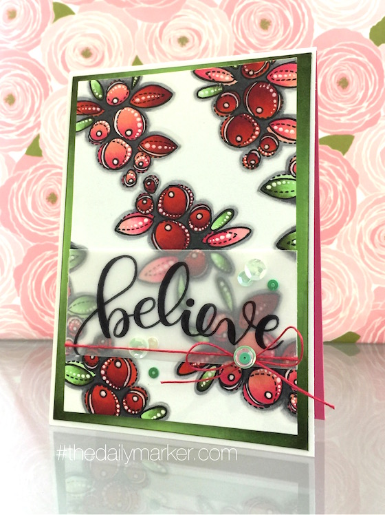 Vellum + Alcohol Marker Coloring Layering Tutorial - Cindy B Designs