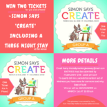 HUGE GIVEAWAY to SIMON SAYS CREATE PLUS HOTEL