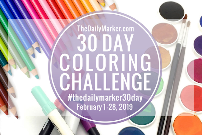 30 day coloring challenge