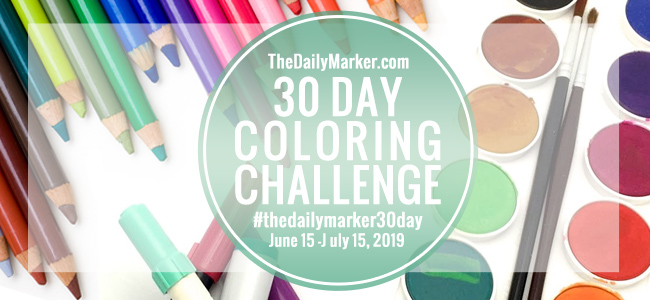 https://www.thedailymarker.com/2019/06/day-1-the-30-day-coloring-challenge-2019-coloring-link-up/