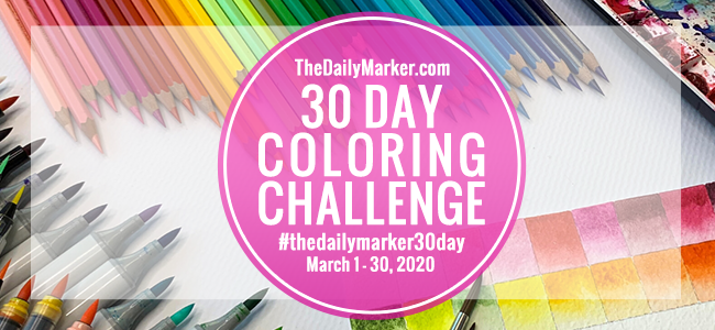 Day 1. Sharpie! Coloring with Sharpies! - The Daily Marker