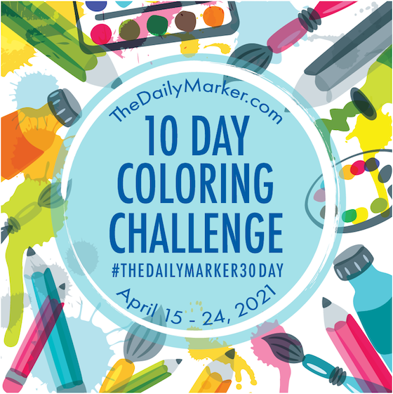 10 DAY COLORING CHALLENGE starts Thursday